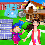 Indian power plant factory icon