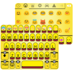 Banana Emoji Keyboard Theme Wallpaper icon