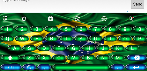 Brazil Spheres Emoji Keyboard pc screenshot Brazil Spheres Emoji Keyboard pc screenshot
