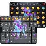 Galaxy Unicorn Emoji Gif Keyboard Wallpaper for pc icon
