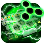Fidget Spinner Neon Keyboard Theme🔥 icon