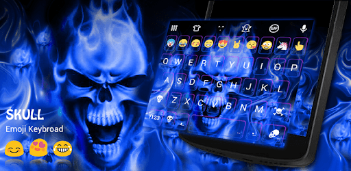 Flaming Skull Emoji Keyboard pc screenshot