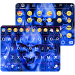 Flaming Skull Emoji Keyboard for pc icon