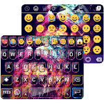 Galaxy Lion King Emoji Keyboard icon