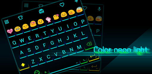 Neon Light Emoji Keyboard Skin pc screenshot Neon Light Emoji Keyboard Skin pc screenshot