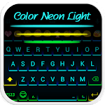 Neon Light Emoji Keyboard Skin icon