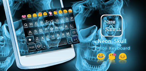 Neon Skull Emoji Keyboard Skin pc screenshot Neon Skull Emoji Keyboard Skin pc screenshot