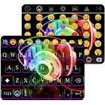Rapper Neon Emoji Keyboard icon