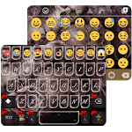 Cute Skull Emoji Keyboard Skin for pc icon