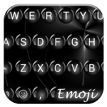 Spheres Black Emoji Keyboard icon