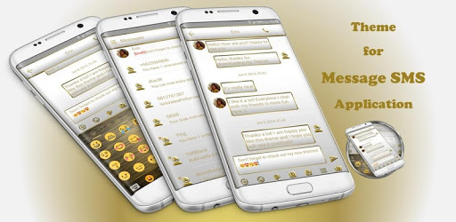 SMS Messages Frame White Gold Theme for PC - How to Install on Windows ...