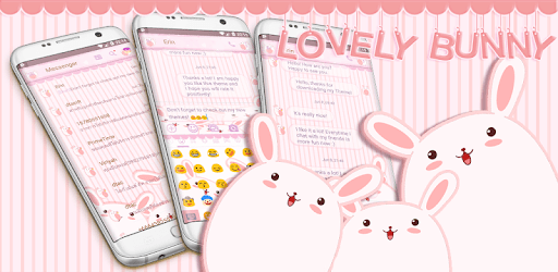 SMS Messages Lovely Bunny Pink Theme pc screenshot SMS Messages Lovely Bunny Pink Theme pc screenshot