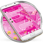 SMS Messages Sparkling Pink Theme icon