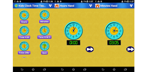 Clock Time Reading for Kids pc screenshot Clock Time Reading for Kids pc screenshot