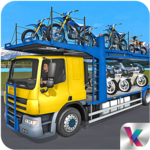 Bike Transport Truck Driver icon