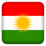 Selfie with Kurdistan flag icon