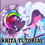 tutorial KRITA painting for begginer icon