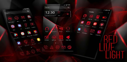 Red Live light Theme pc screenshot Red Live light Theme pc screenshot
