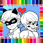 Ladybug & Cat Noir Coloring Book icon
