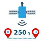 GPS Distance meter icon