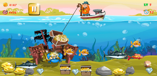 Gold miner, Fishing, gold rush pc screenshot