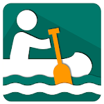 Canoeing navigation icon