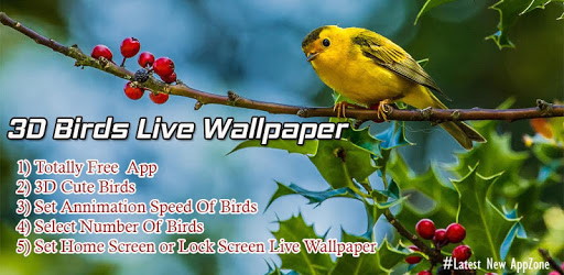 3D Birds Live Wallpaper pc screenshot
