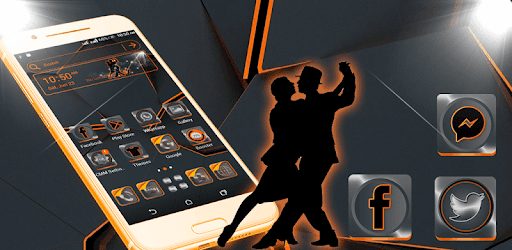 Simple Black Launcher Theme pc screenshot Simple Black Launcher Theme pc screenshot