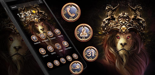 Royal King Fire Lion Theme pc screenshot