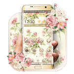 Pink Peony Flower Launcher icon