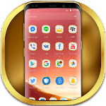 Rose Gold Classy Theme for Galaxy S8 icon