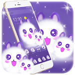 Cute Fluffy Kitten Kawaii Cat Theme icon