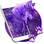 Spiky snow Wolf Theme icon