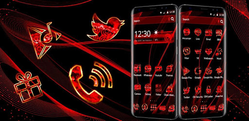 Black & Red Theme pc screenshot