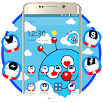 Blue Cute Cartoon Theme icon