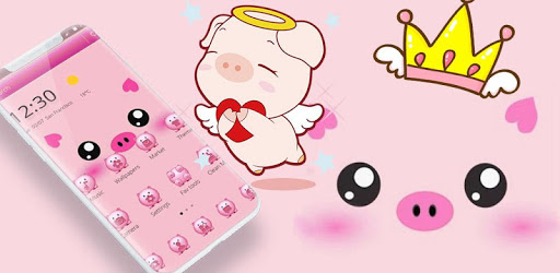 Pink Cute Piggy Cartoon Theme pc screenshot Pink Cute Piggy Cartoon Theme pc screenshot