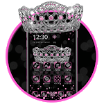 Sparkling Pink crown Theme icon