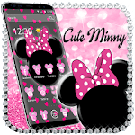 Pink Black Minny Bow Theme for pc icon Pink Black Minny Bow Theme for pc icon
