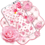 Diamond Rose Pink Theme icon