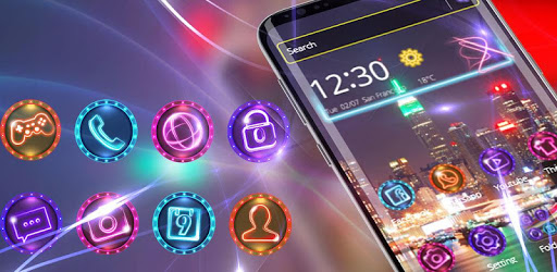 Dream Neon City Theme pc screenshot Dream Neon City Theme pc screenshot
