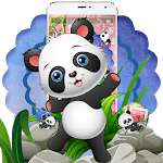 🐼🐼🐼Cute Baby Panda Theme icon
