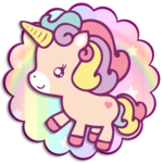 Cute baby Unicorn Mobile Theme icon