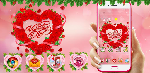 Valentine Love Rose Heart Theme pc screenshot Valentine Love Rose Heart Theme pc screenshot