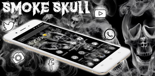 Smoke Skull Theme pc screenshot Smoke Skull Theme pc screenshot