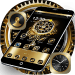 Golden Black Deluxe Gear Theme icon