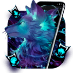 Dark Night Magic Wolf Theme for pc icon