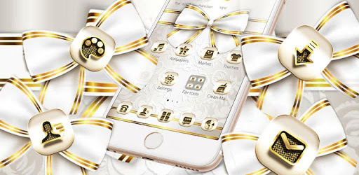 Extravagant Platinum Gold Bowknot Theme pc screenshot Extravagant Platinum Gold Bowknot Theme pc screenshot