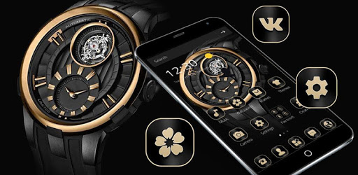 Gold Black Luxury Watch Theme pc screenshot Gold Black Luxury Watch Theme pc screenshot