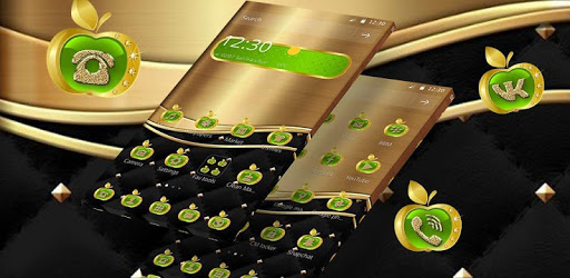 Gold Green Apple Theme pc screenshot Gold Green Apple Theme pc screenshot
