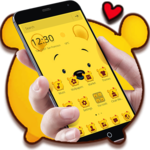 Cuteness Yellow Pooh Bear Theme icon